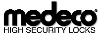 Medeco high security and restricted keyway locks